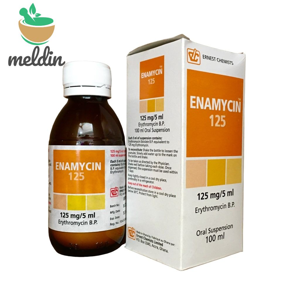 [ECL_DS-62] ENAMYCIN(ERYTHRO) SUSP. 125MG/5ML 125ML