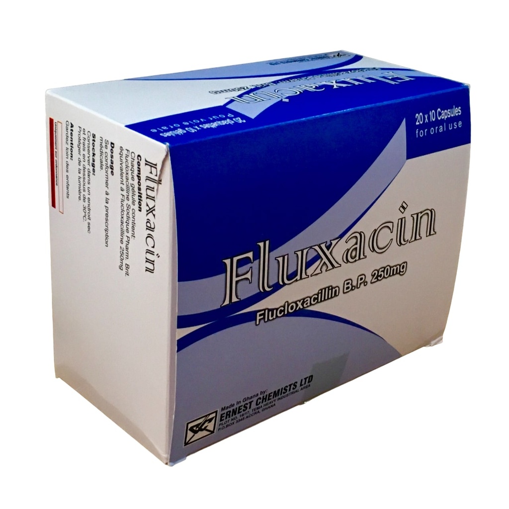 Fluxacin Caps 250Mg 200'S (Flucloxacillin)