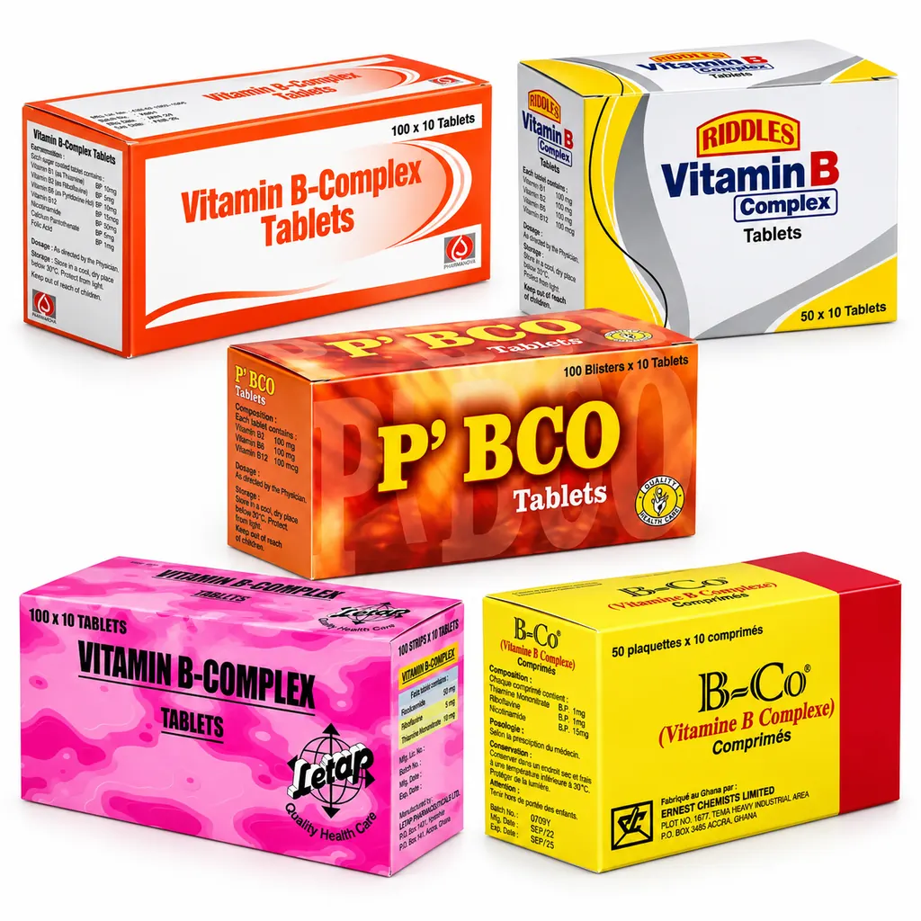 Vitamin B-Complex Tabs (Loose)