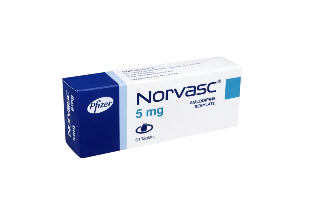 [WWP_VTR-] Norvasc Tab (Amlodipine) (5mg)