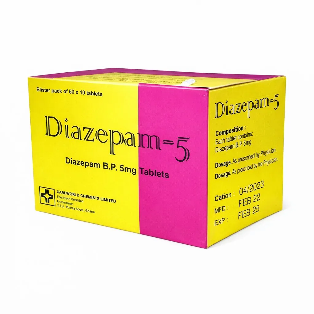 [ECL_DS-] Diazepam Tab (Ecl, 5mg)