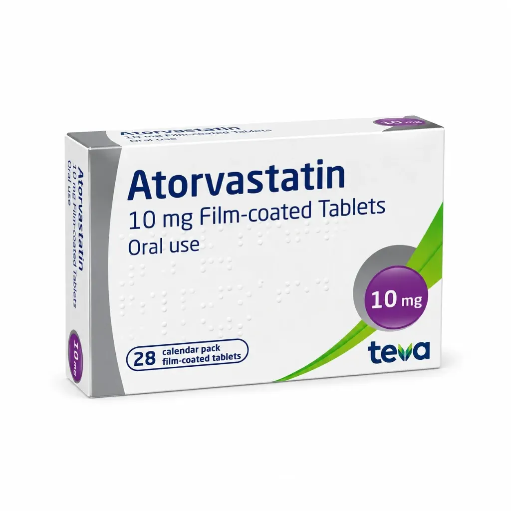 [UKP_GEN-] Atorvastatin Tab (10mg, Teva)