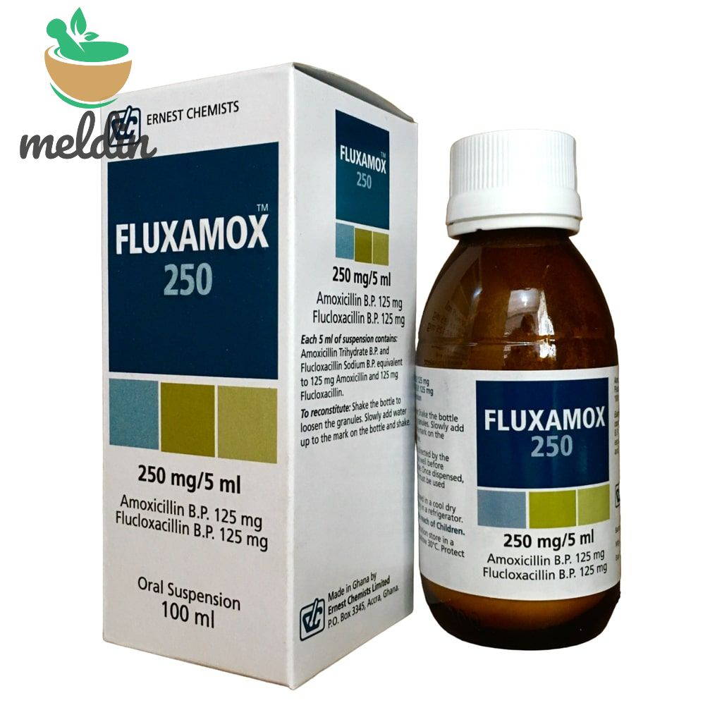Fluxamox 250Mg/5Ml Susp (Amoxicillin + Flucloxacillin)