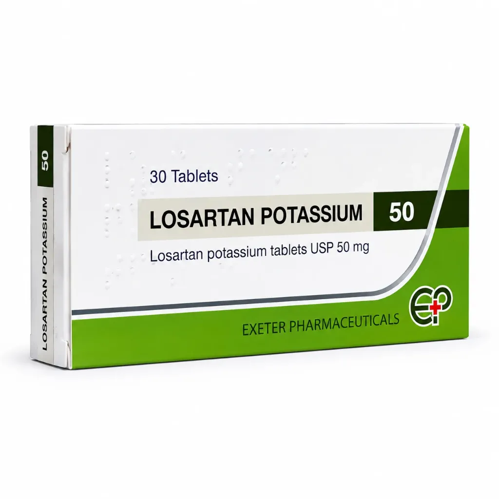 [ECL_EXE-] Losartan Potassium PP (Exeter, 50mg)