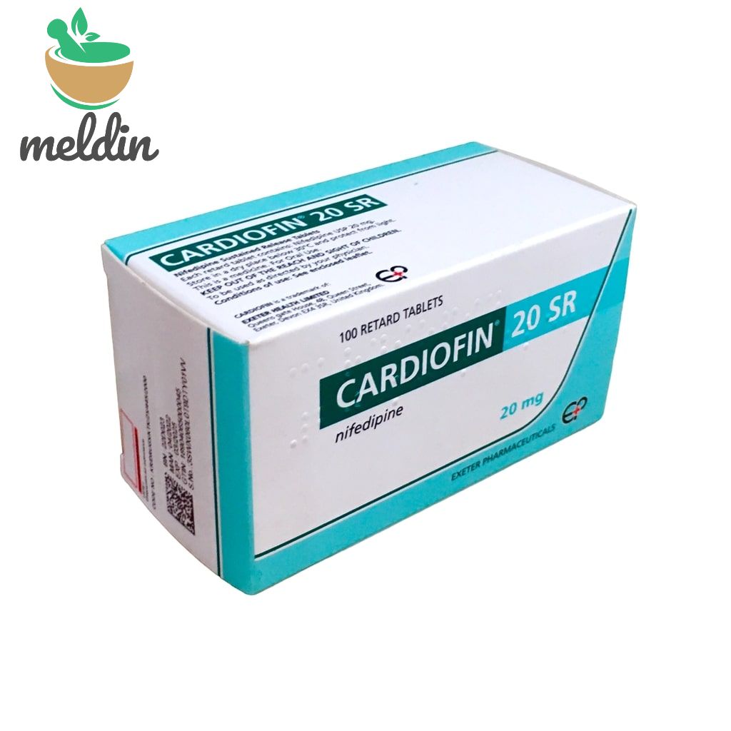 CARDIOFIN TABLETS 20MG 100'