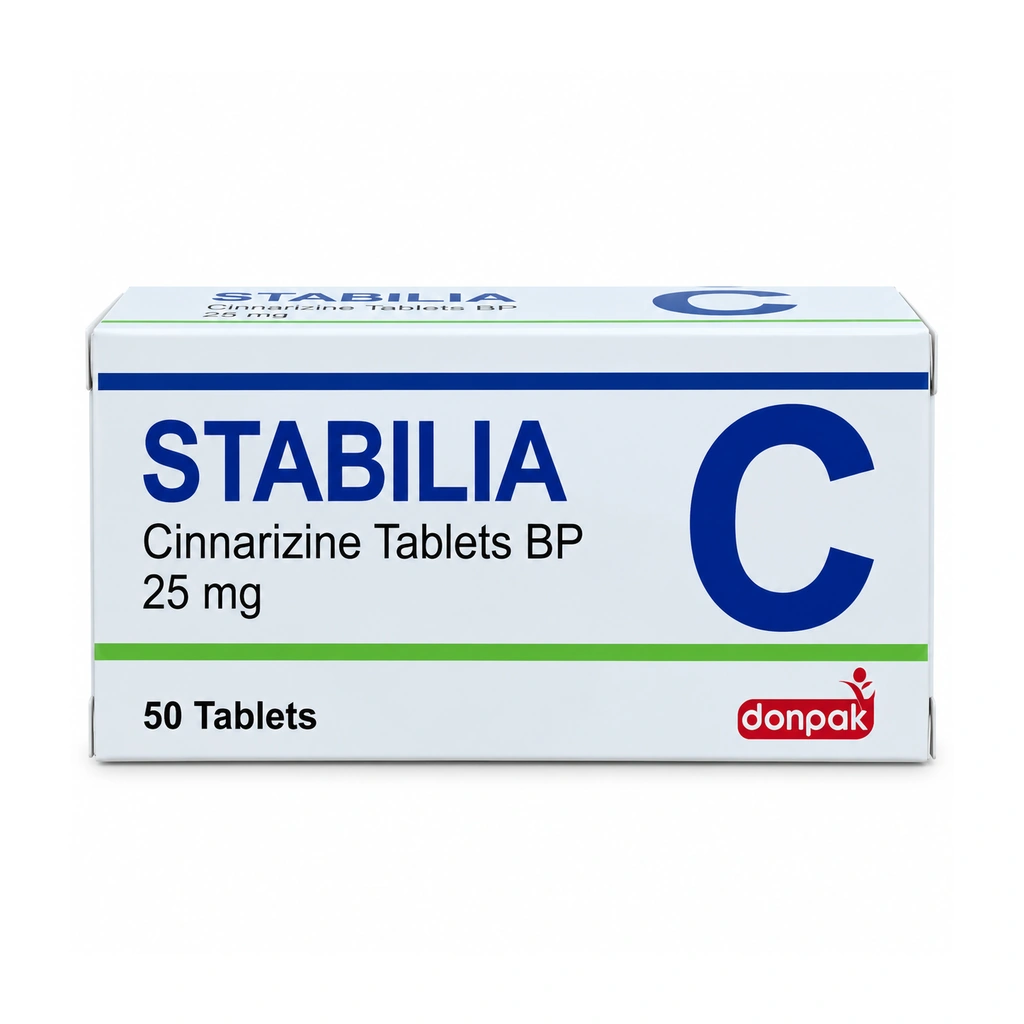 Stabilia Tab (Cinnarizine)