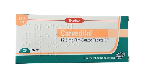 Carvedilol tabs 12.5mg (Exeter)