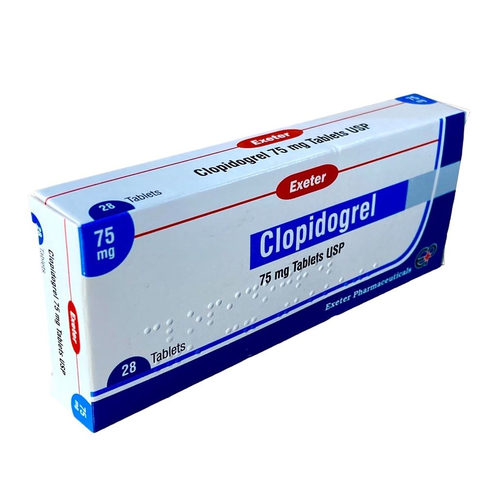 Clopidogrel tab 75mg (Exeter)