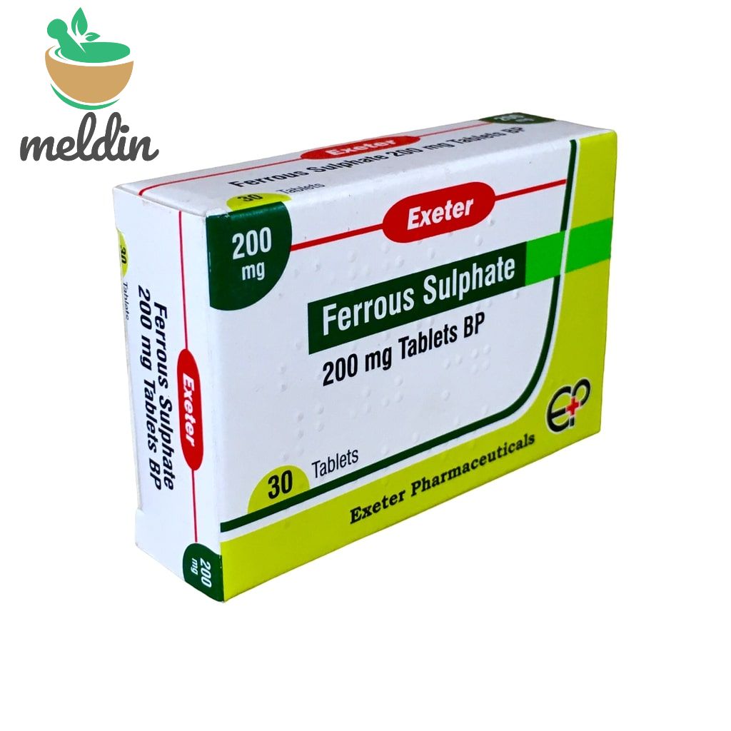 Ferrous Sulphate 200mg (Exeter)30's