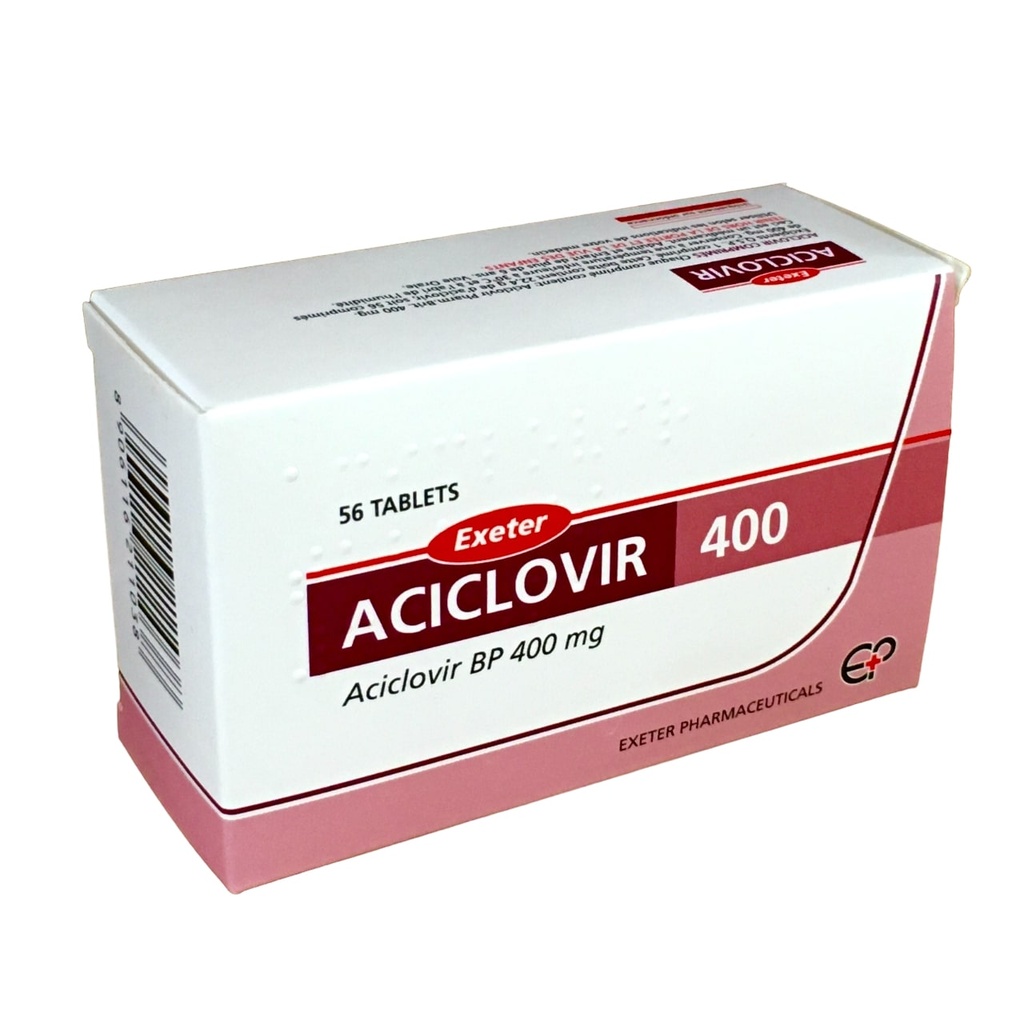 [ECL_EXE-02] ACICLOVIR TAB 400MG 56'S(EXETER)