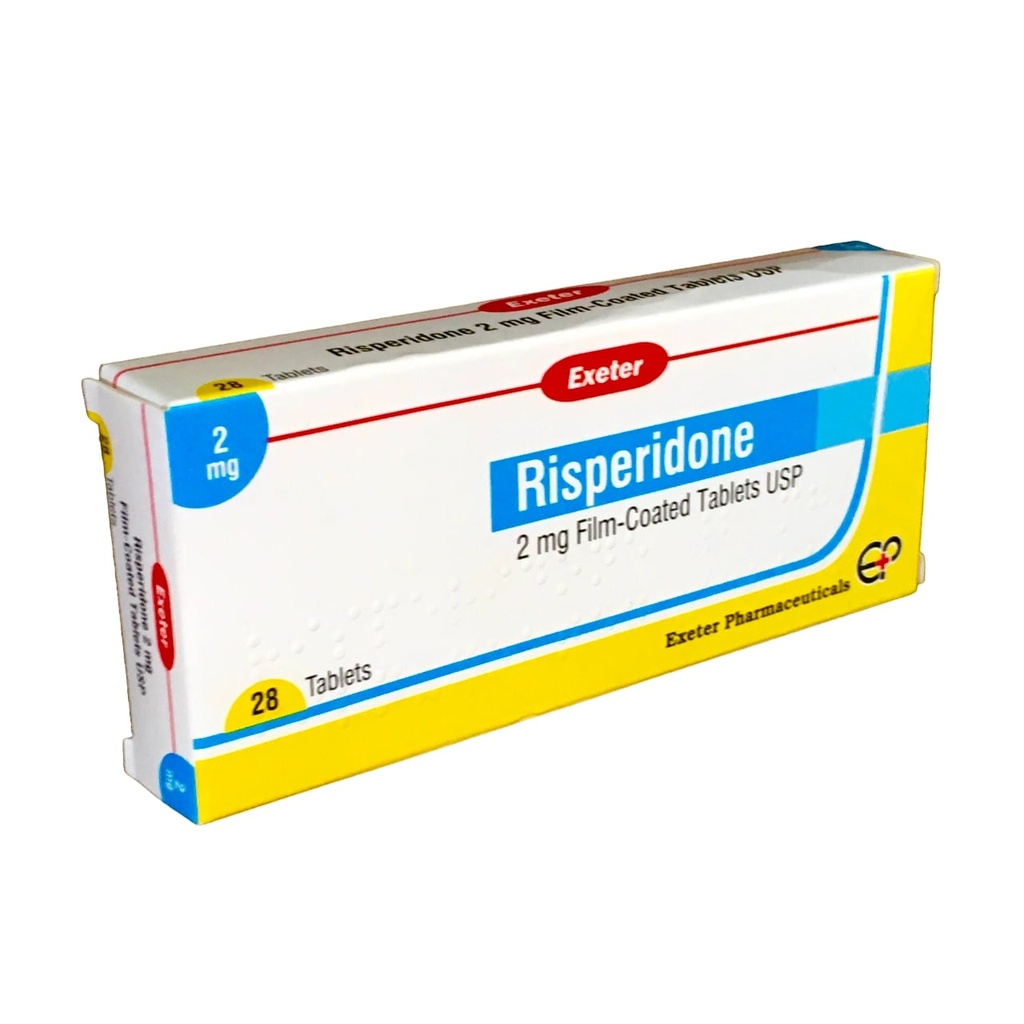 [ECL_EXE-187] Risperidone tabs 2mg (Exeter) 28's