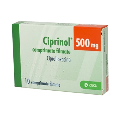 CIPRINOL (CIPROFLOXACIN) 500MG TABS 10'S(KRKA)