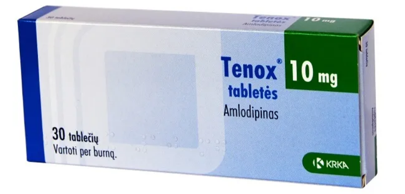Tenox (Amlodipine)10Mg Tabs (Krka)