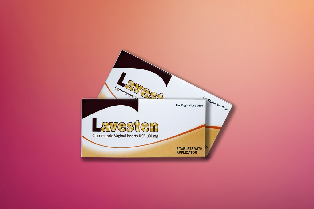 CLOTRIMAZOLE VAG.TABS 100MG 6' (LAVINA)