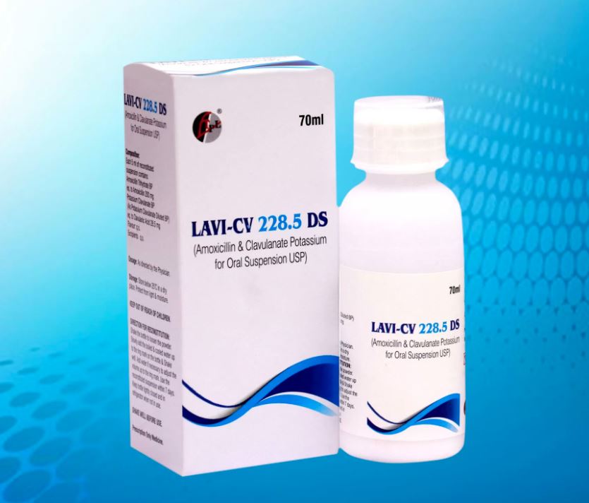 LAVI-CV(AMOXICLAV) DS SUSP 228.5MG/5ML 70ML