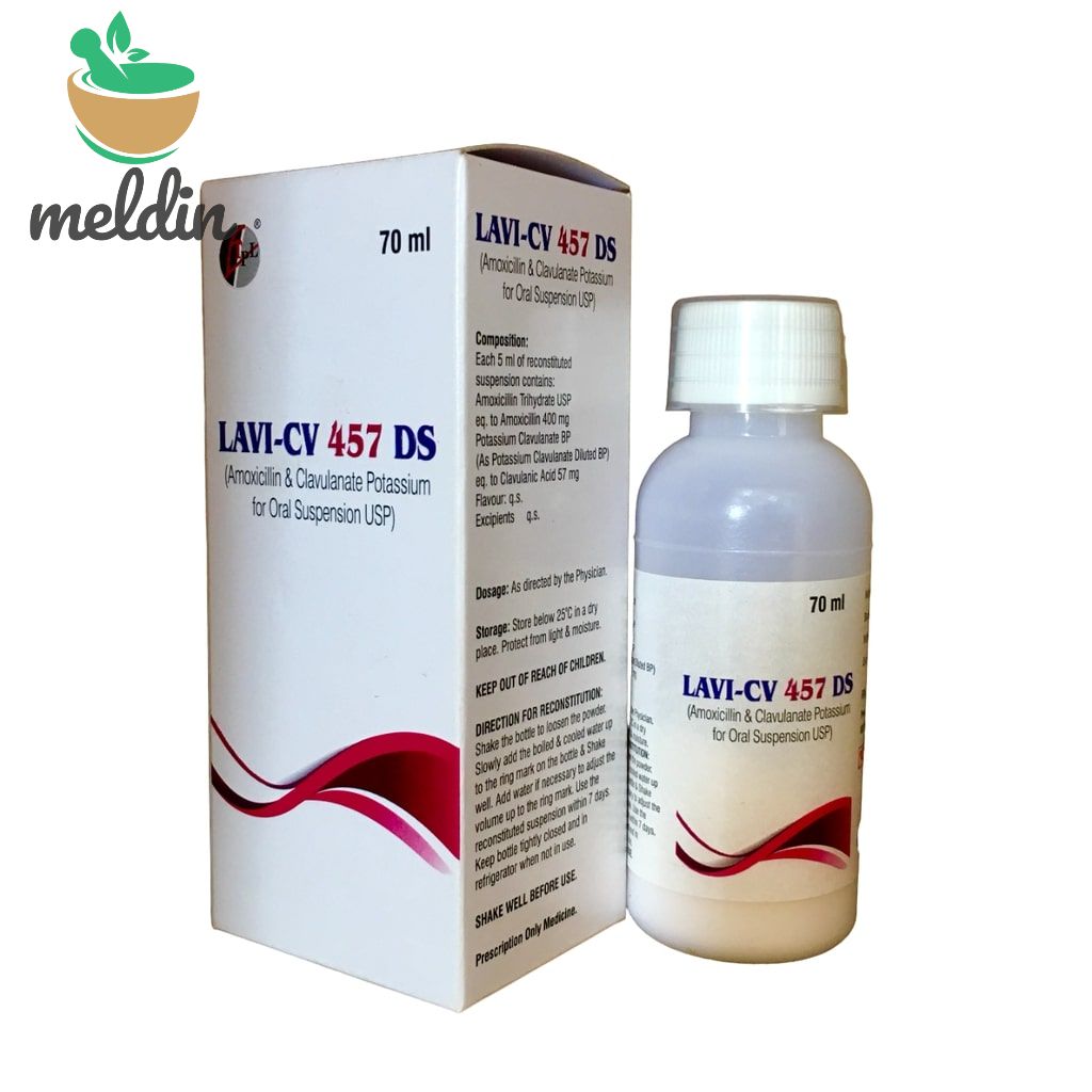 LAVI-CV(AMOXICLAV) DS SUSP. 457MG/5ML 70ML