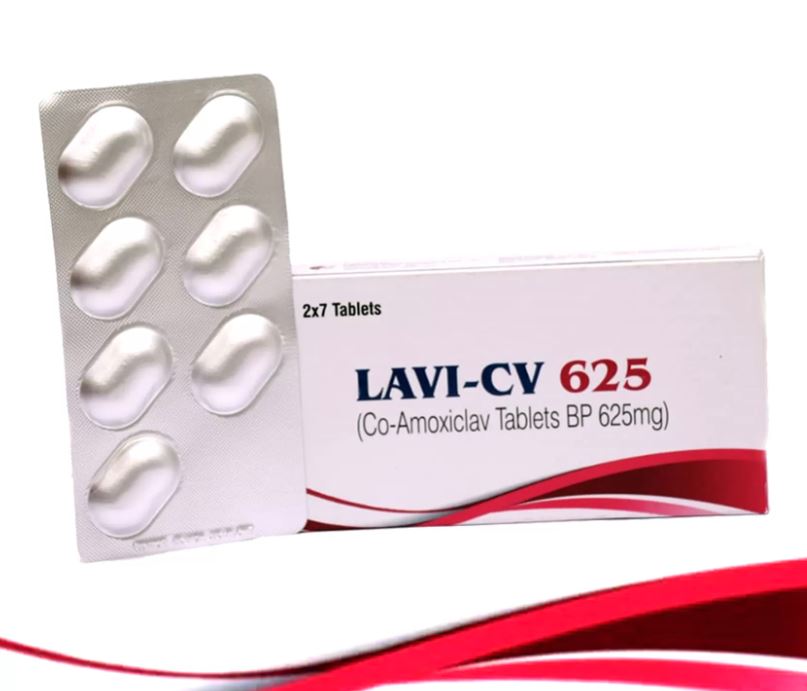[ECL_LVN-29] LAVI-CV(AMOXICLAV) TABS 625MG 14'