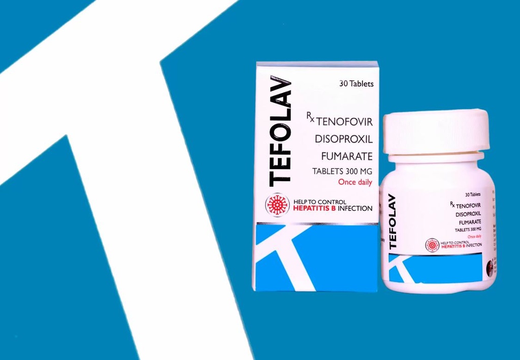 TEFOLAV(TENOFOVIR FUMARATE) TABS 300MG 30'(LAVINA)
