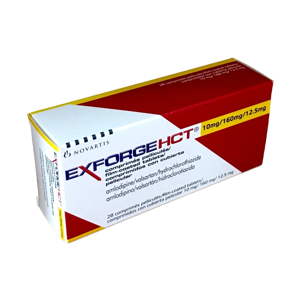 EXFORGE HCT 10/160/12.5MG