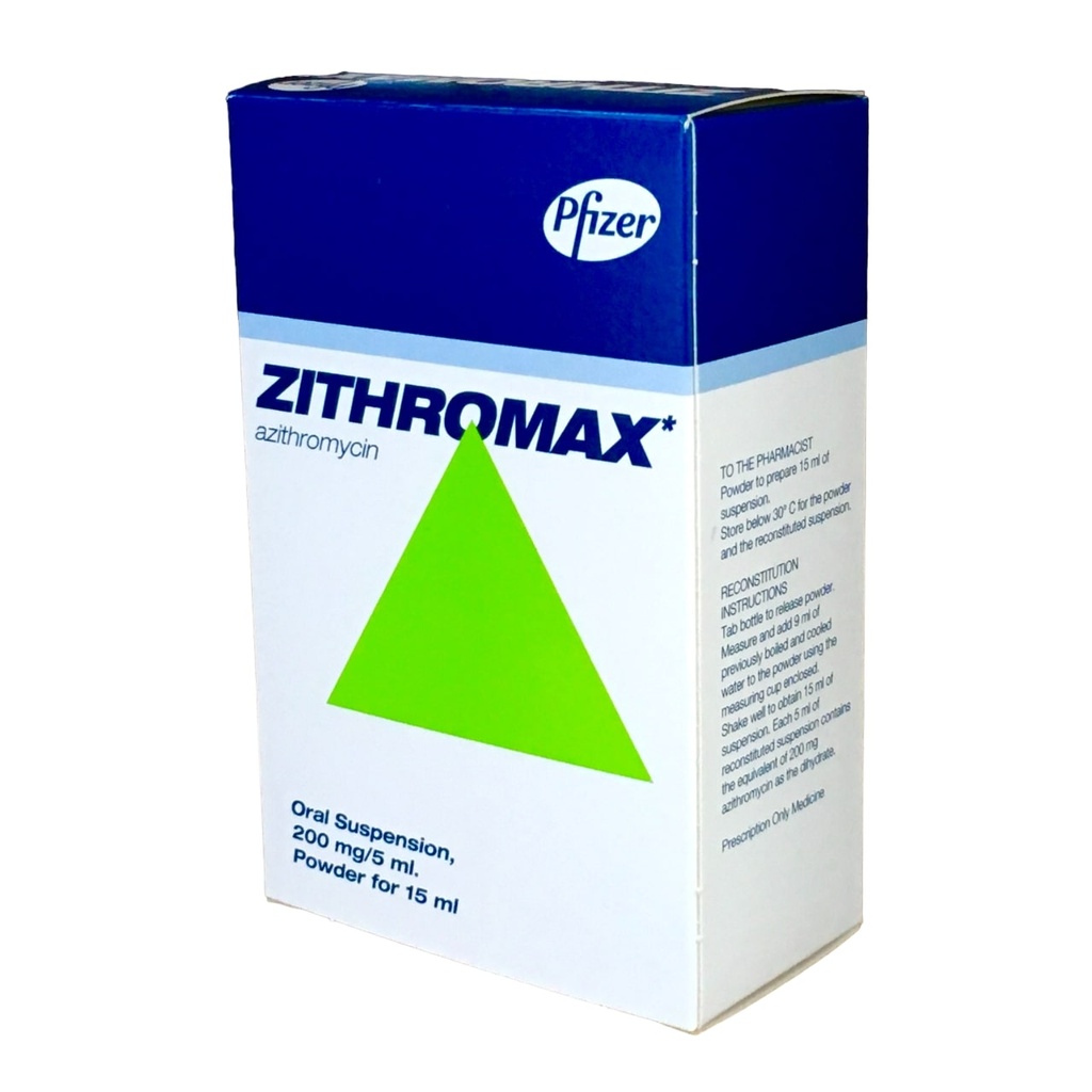[WWP_PZR-19] ZITHROMAX 200MG/5ML ORAL SUSP 15ML