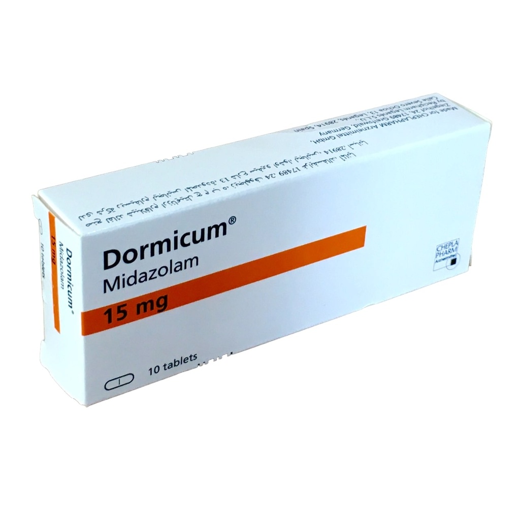 DORMICUM tab 15mg 10's