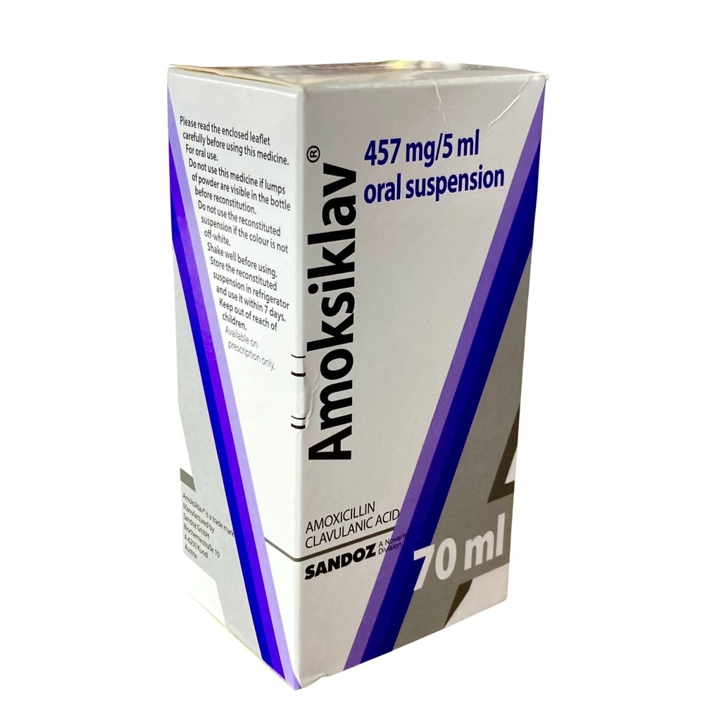 Amoksiklav Susp 457Mg/5Ml 70Ml (Sdz)