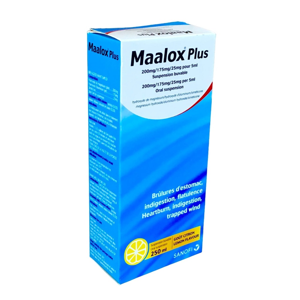 MAALOX PLUS SUSP 250ML