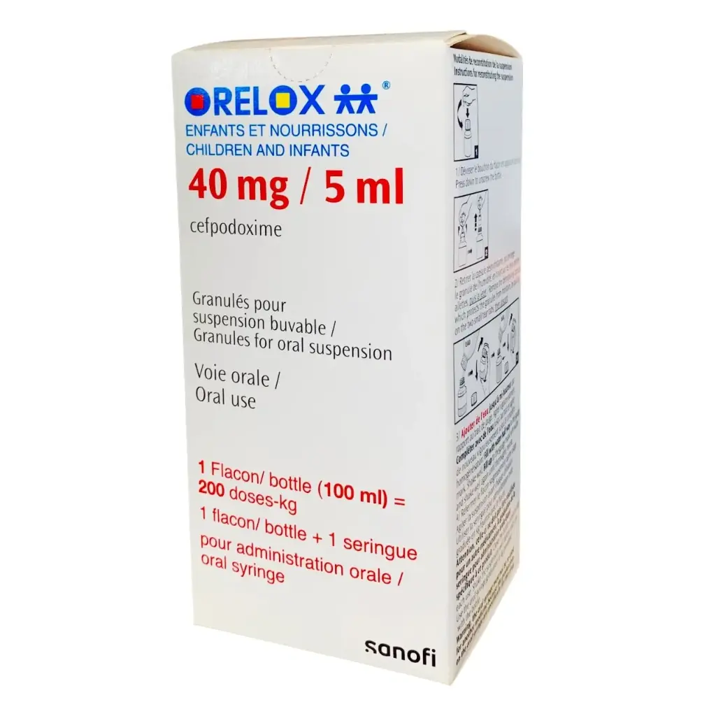 ORELOX 400MG/5ML GRAN BTX1 SWI M24 XE
