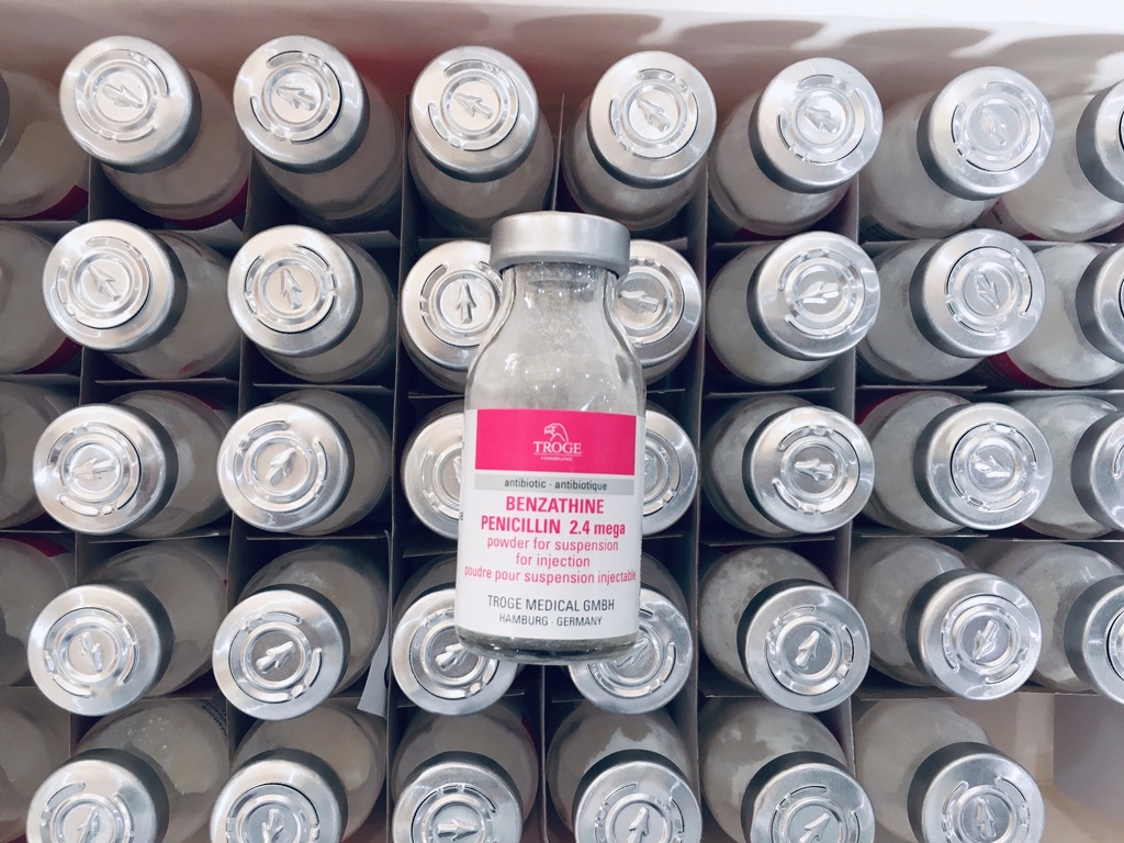 BENZATHINE PENICILLIN INJ 2.4MEGA 1's