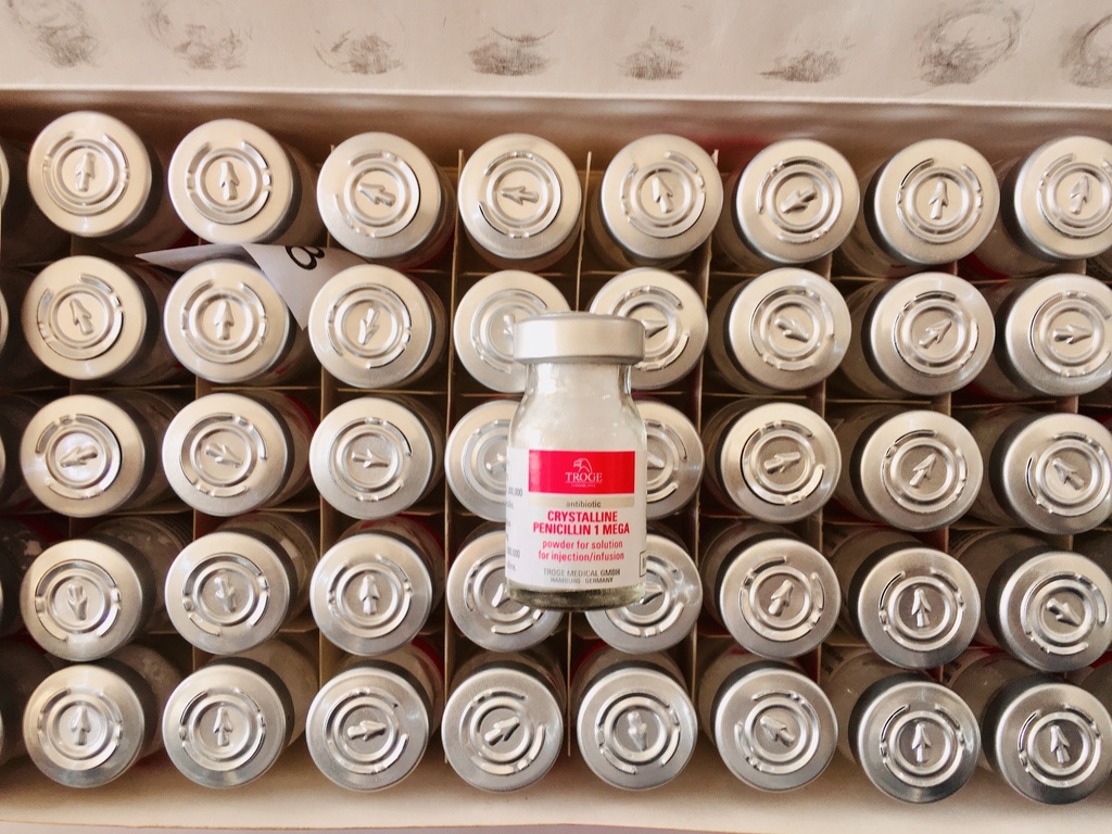 CRYSTALLIN PEN. INJ 1MU 1's