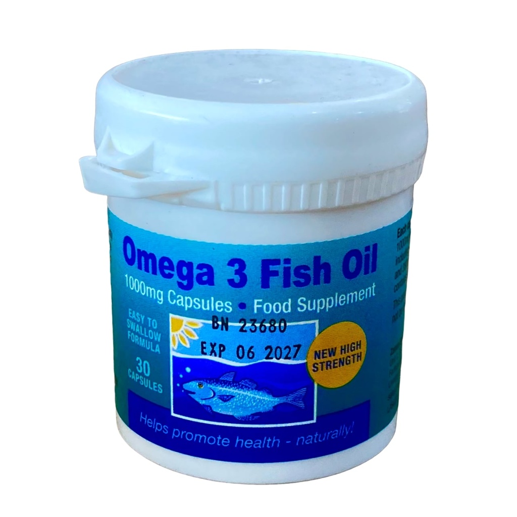 ZANZA OMEGA 3 FISH OIL CAPS 30'
