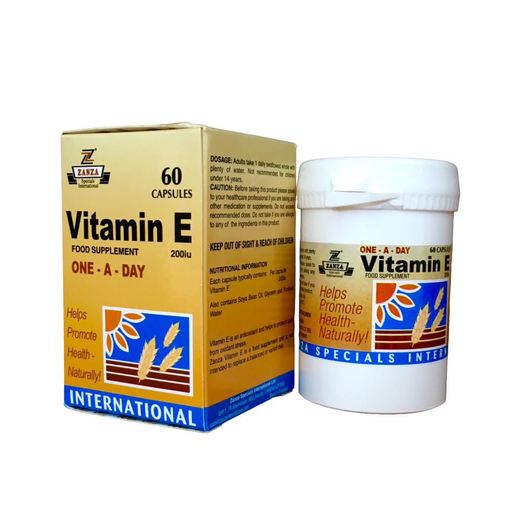 ZANZA VITAMIN E CAPS 200 I.U. 60'