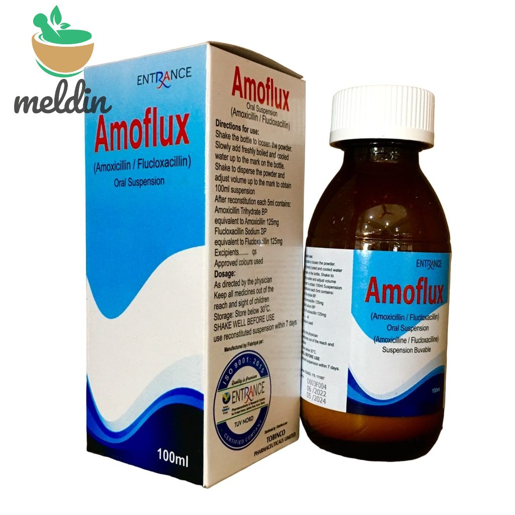 [ENT-13] Amoflux 250Mg/5Ml Susp (Amoxicillin + Flucloxacillin)