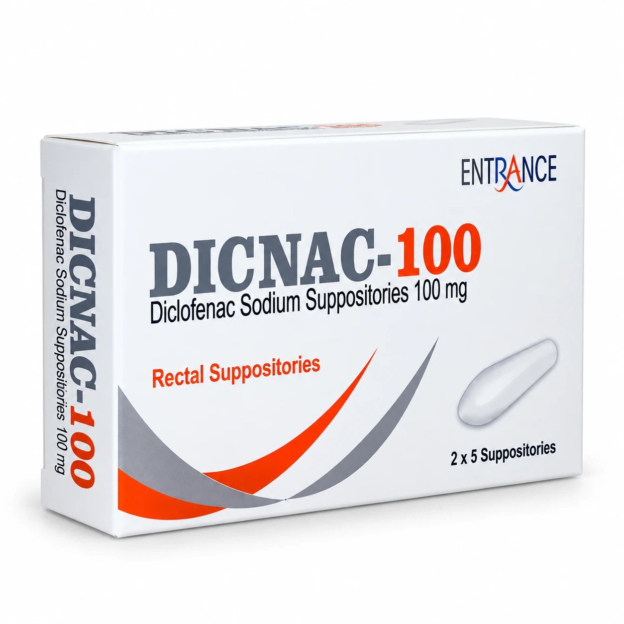 Dicnac 100Mg Supp 10'S (Diclofenac)