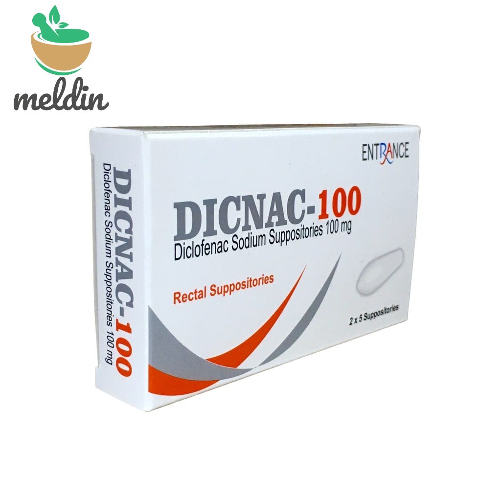 [ENT-73] Dicnac 100Mg Supp 10'S (Diclofenac)