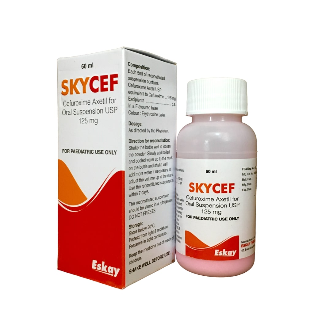 [ESK-64] Skycef 125Mg/5Ml Susp 60Ml (Cefuroxime)