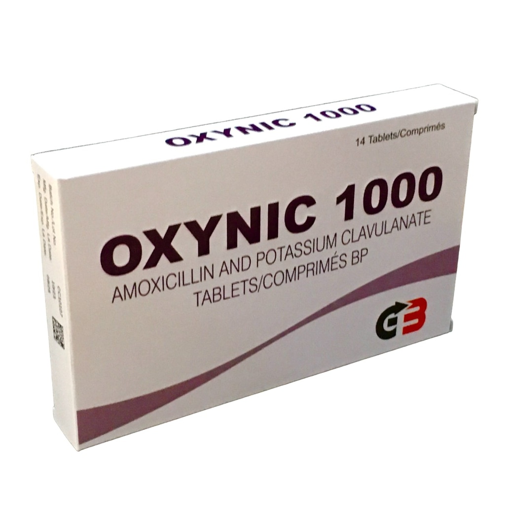 Oxynic Tabs 1G 14'S (Amoksiklav)