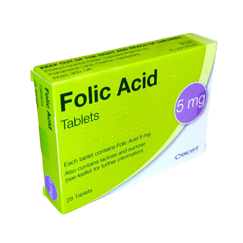 [UKP_GEN-142] Folic Acid tab 28's U.K
