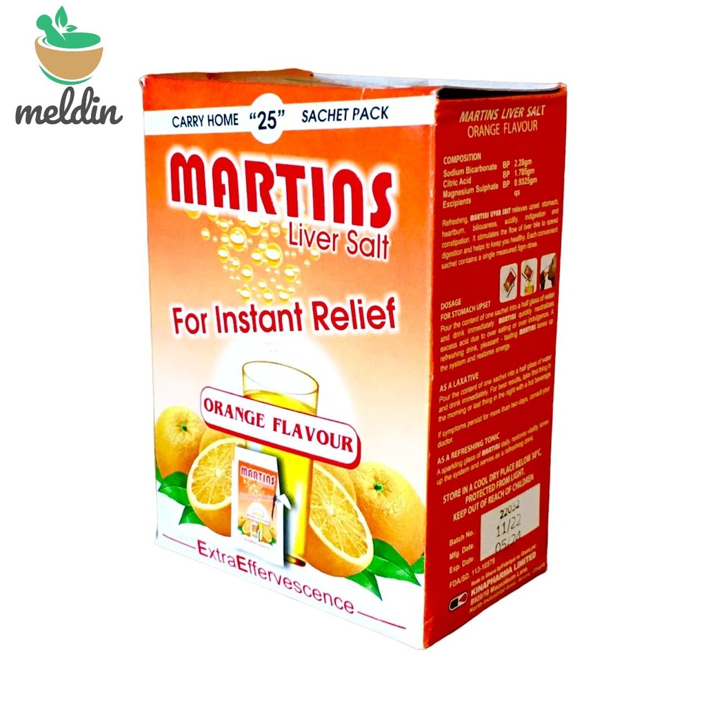 Martins Liver Salt (Orange) 25's