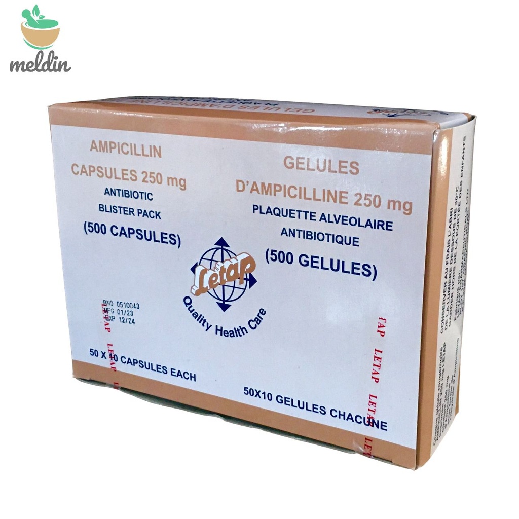 Ampicillin 250mg Caps (Letap)
