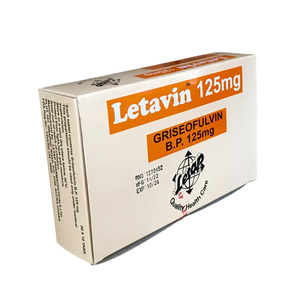 Letavin Tab 125Mg (Griseofulvin)
