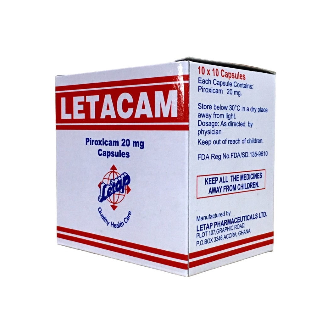 [LTP-36] Letacam Caps 100'S (Piroxicam)