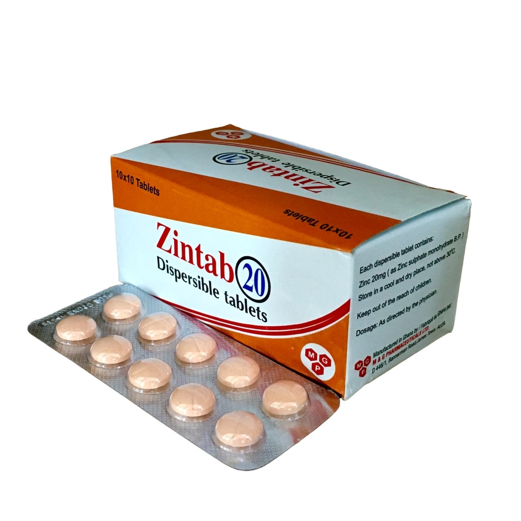 [M&G-26] Zintab 20mg 100's