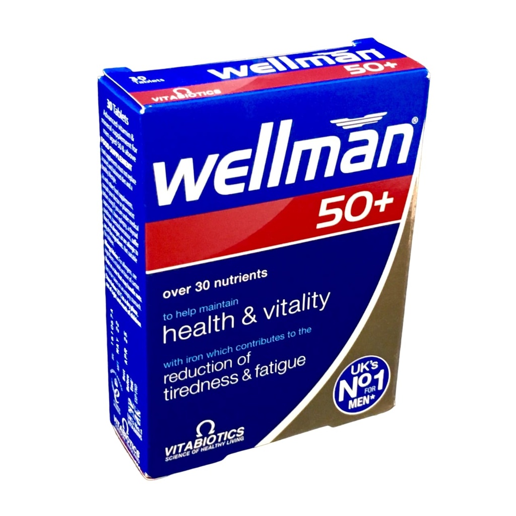 [UKP_VBT-76] Wellman 50 Plus Tabs 30'S