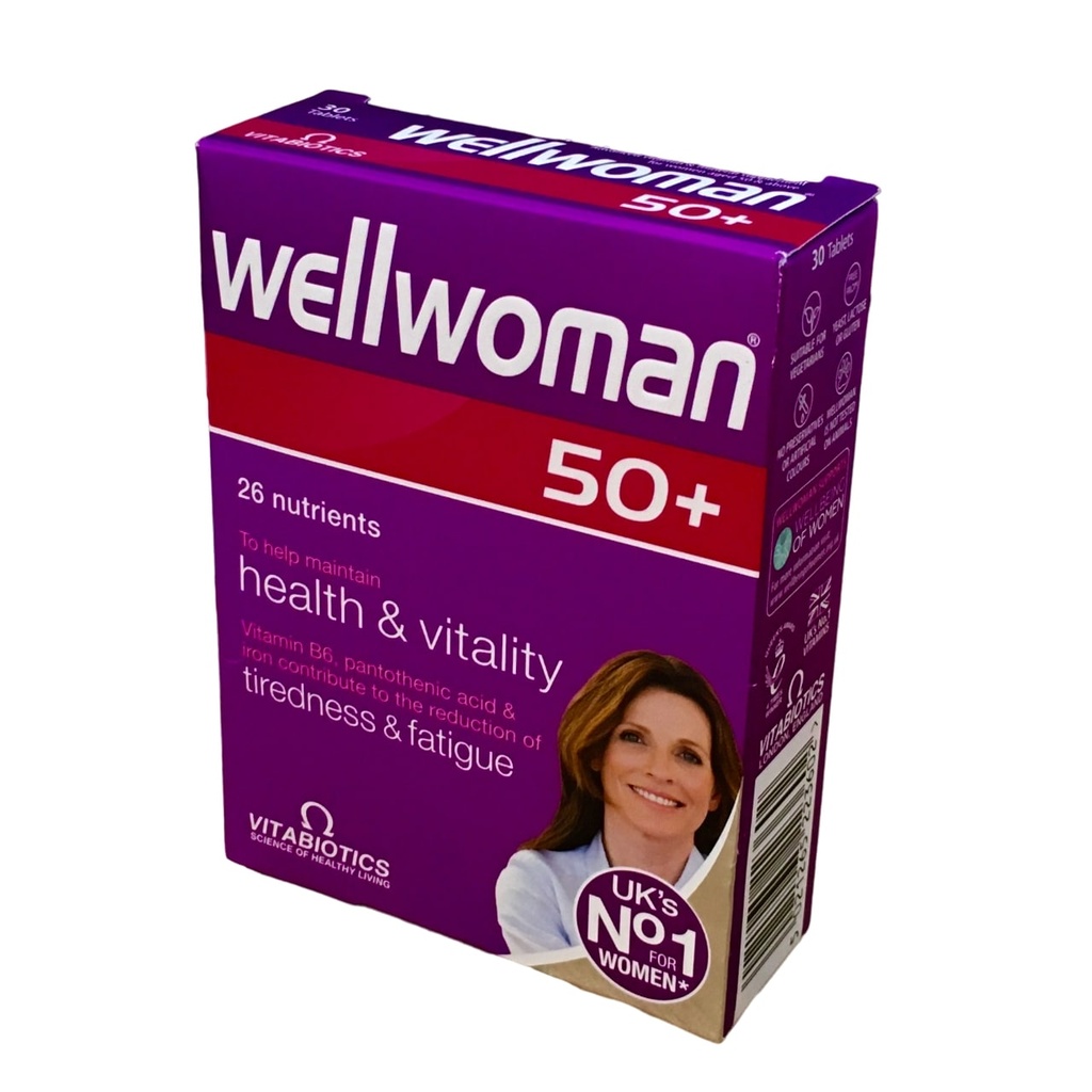 [UKP_VBT-89] Wellwoman 50+ Caps 30'S