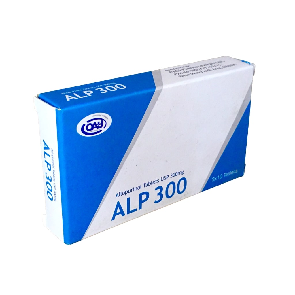 [OAJ-10] ALLOPURINOL 300MG (OA&J)30'S