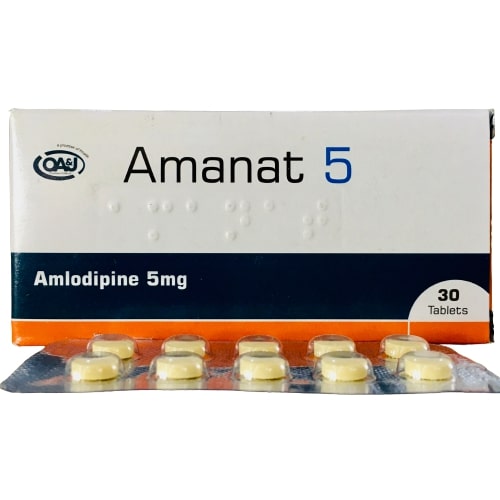 Amanat 5Mg Tab 30'S (Amlodipine)
