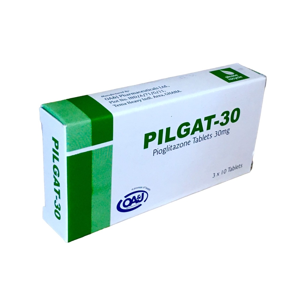 [OAJ-75] PIOGLITAZONE 30MG(PILGAT) 30'S