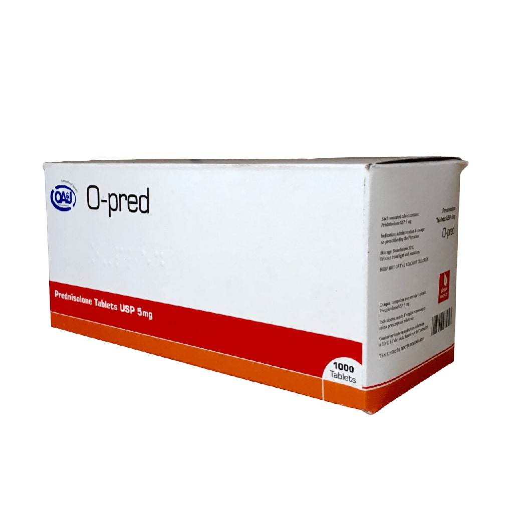 PREDNISOLONE 5MG (100 X 10'S) OA&J