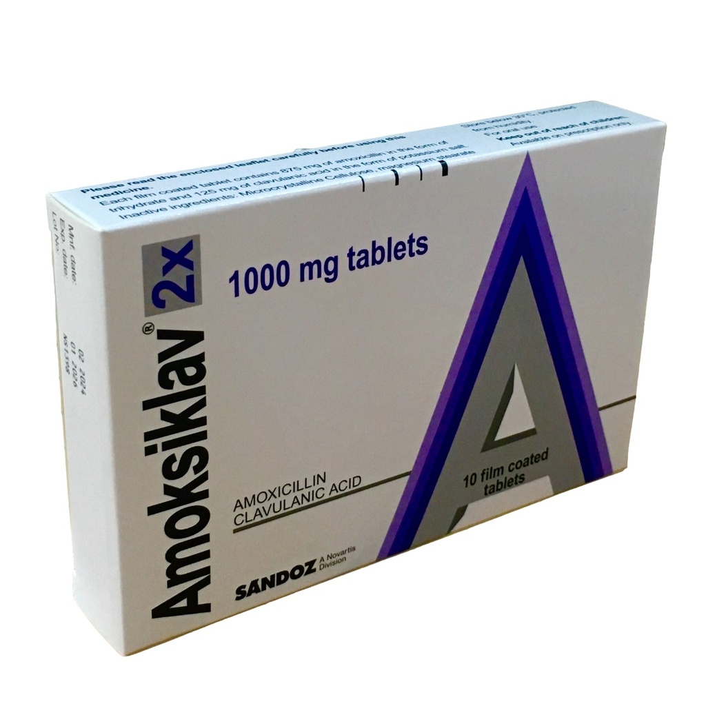[PLB-04] AMOKSIKLAV TAB 1000MG (SANDOZ)